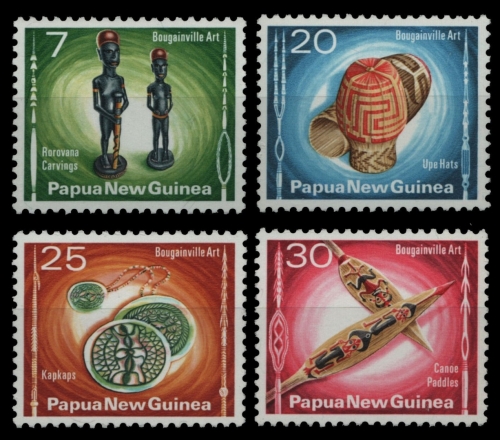 Papua-Neuguinea 1976 - Mi-Nr. 302-305 ** - MNH - Kunst / Art