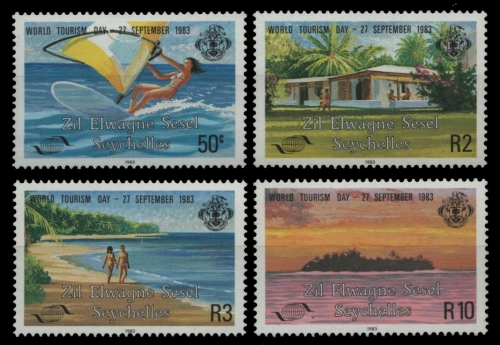 Äußere Seychellen 1983 - Mi-Nr. 66-69 ** - MNH - Natur - Tourismus