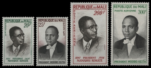 Mali 1961 - Mi-Nr. 21-24 ** - MNH - Politiker