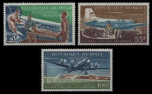 Mali 1963 - Mi-Nr. 72-74 ** - MNH - Flugzeuge / Airplanes