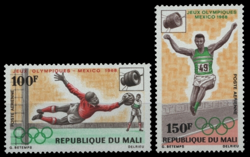 Mali 1968 - Mi-Nr. 176-177 ** - MNH - Olympia Mexiko