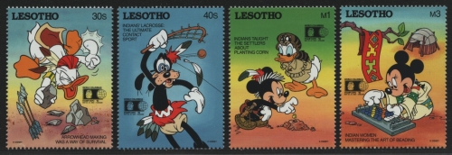 Lesotho 1992 - Mi-Nr. 975-979 ** - MNH - Walt Disney