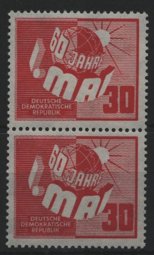 DDR 1950 - Mi-Nr. 250 ** - MNH - Paar - senkrecht