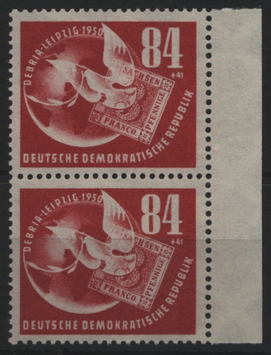 DDR 1950 - Mi-Nr. 260 ** - MNH - Paar - senkrecht