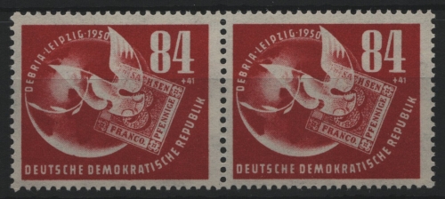 DDR 1950 - Mi-Nr. 260 ** - MNH - Paar - waagerecht
