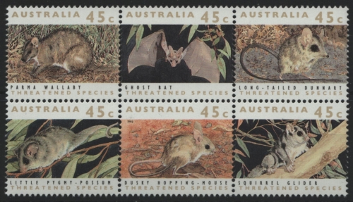 Australien 1992 - Mi-Nr. 1273-1278 ** - MNH - Wildtiere / Wild animals