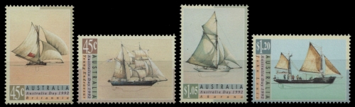 Australien 1992 - Mi-Nr. 1288-1291 ** - MNH - Schiffe / Ships