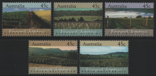 Australien 1992 - Mi-Nr. 1301-1305 ** - MNH - Weinanbau