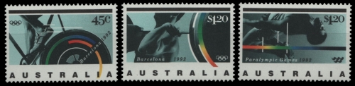 Australien 1992 - Mi-Nr. 1311-1313 ** - MNH - Olympia Barcelona