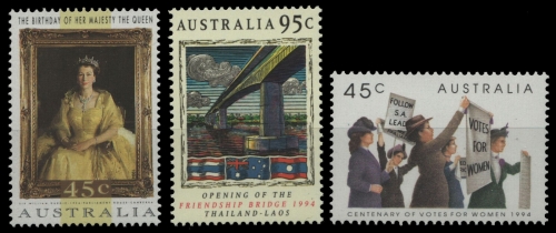 Australien 1994 - Mi-Nr. 1397, 1398 & 1414 ** - MNH - 3 Ausgaben