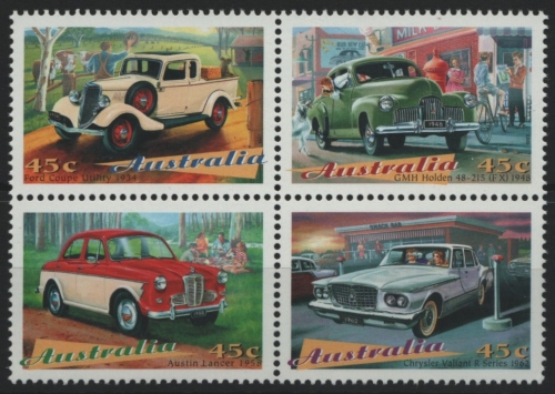 Australien 1997 - Mi-Nr. 1618-1621 ** - MNH - Auto / Cars