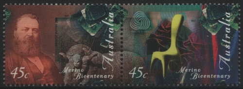Australien 1997 - Mi-Nr. 1653-1654 ** - MNH - Merinoschafe