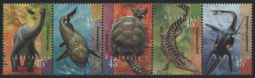 Australien 1997 - Mi-Nr. 1659-1663 ** - MNH - Prähistorische Tiere