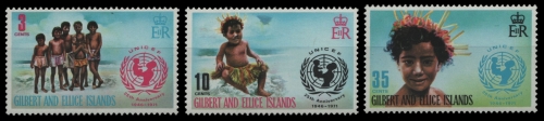 Gilbert und Ellice 1971 - Mi-Nr. 188-190 ** - MNH - Kinder