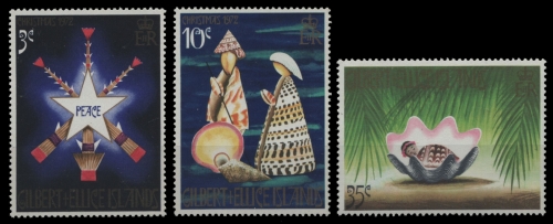 Gilbert und Ellice 1972 - Mi-Nr. 198-200 ** - MNH - Weihnachten / X-mas