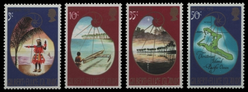 Gilbert und Ellice 1973 - Mi-Nr. 207-210 ** - MNH - Weihnachten / X-mas