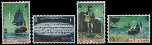 Gilbert und Ellice 1977 - Mi-Nr. 295-298 x ** - MNH - Schiffe / Ships - Cook