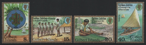 Gilbert und Ellice 1977 - Mi-Nr. 299-302 ** - MNH - Pfadfinder / Scouts