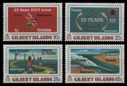 Gilbert und Ellice 1978 - Mi-Nr. 310-313 ** - MNH - KGV - Schule