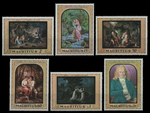 Mauritius 1968 - Mi-Nr. 325-330 ** - MNH - Gemälde / Paintings