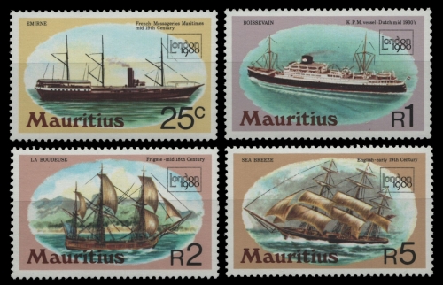 Mauritius 1980 - Mi-Nr. 494-497 ** - MNH - Schiffe / Ships