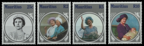 Mauritius 1985 - Mi-Nr. 600-603 ** - MNH - Queen Mum