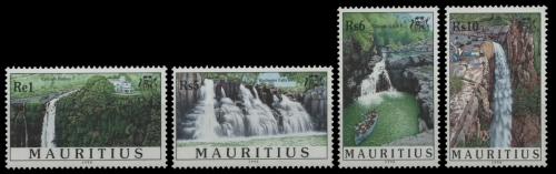 Mauritius 1998 - Mi-Nr. 866-869 ** - MNH - Natur - Wasserfälle