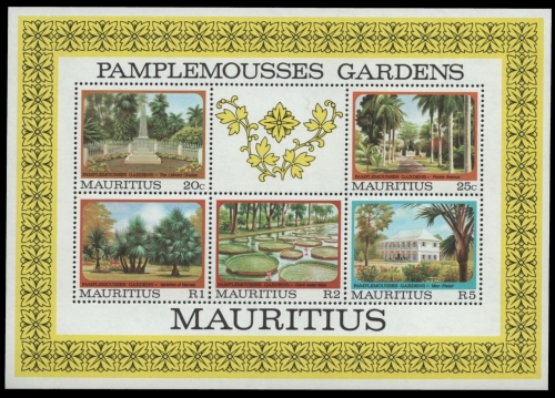 Mauritius 1980 - Mi-Nr. Block 12 ** - MNH - Gärten - Flora