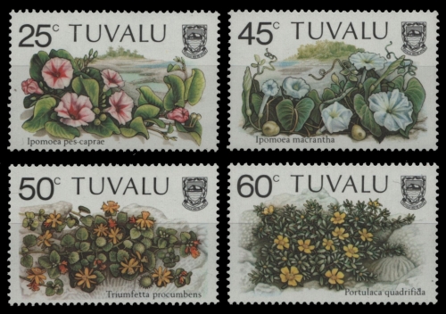 Tuvalu 1984 - Mi-Nr. 224-227 ** - MNH - Blumen / Flowers