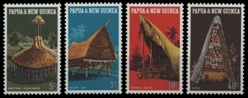 Papua-Neuguinea 1971 - Mi-Nr. 193-196 ** - MNH - Kulturerbe
