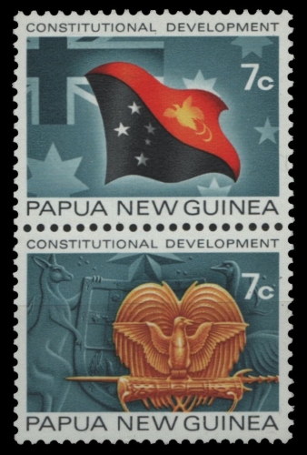 Papua-Neuguinea 1972 - Mi-Nr. 215-216 ** - MNH - Konstitutionelle Entwicklung