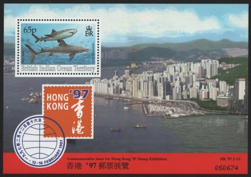 BIOT 1997 - Mi-Nr. Block 7 ** - MNH - Haie / Sharks