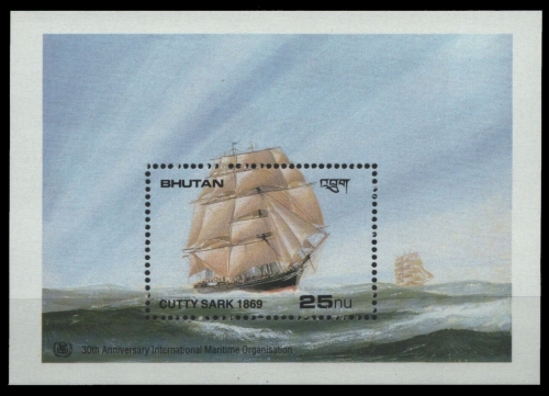 Bhutan 1989 - Mi-Nr. Block 207 ** - MNH - Schiffe / Ships