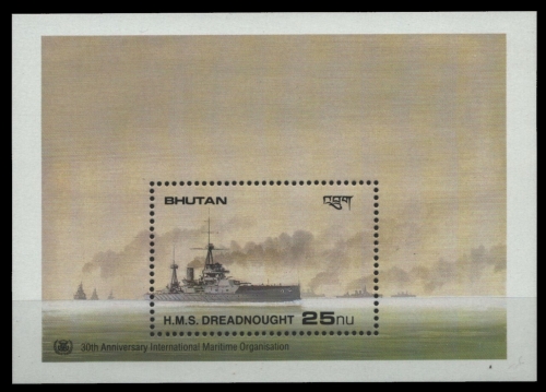Bhutan 1989 - Mi-Nr. Block 208 ** - MNH - Schiffe / Ships