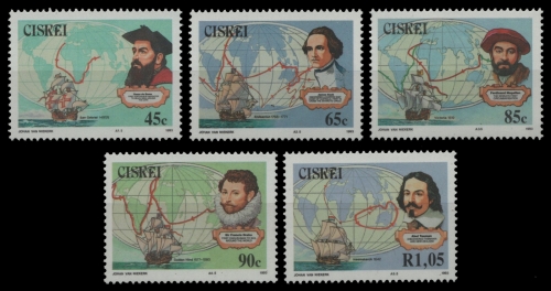 Ciskei 1993 - Mi-Nr. 228-232 ** - MNH - Schiffe / Ships