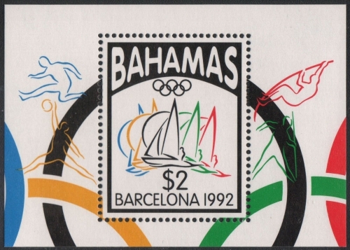 Bahamas 1992 - Mi-Nr. Block 67 ** - MNH - Olympia Barcelona