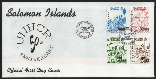 Salomoninseln 2001 - Mi-Nr. 1048-1051 - FDC - UNHCR