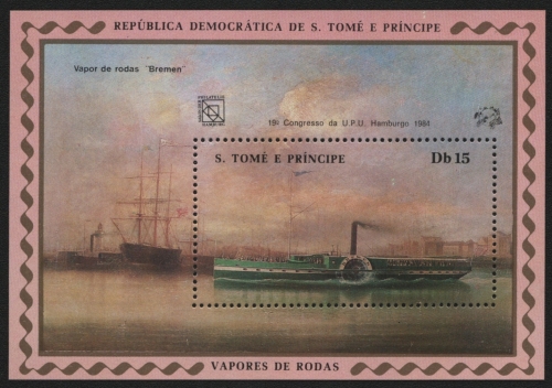 São Tomé & Príncipe 1984 - Mi-Nr. Block 152 ** - MNH - Schiffe / Ships