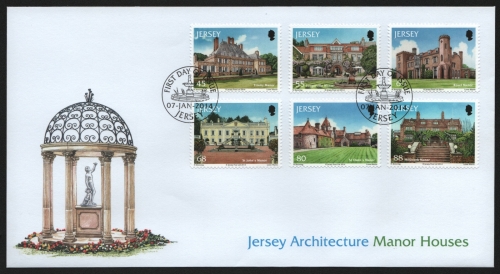 Jersey 2014 - Mi-Nr. 1786-1791 - FDC - Architektur