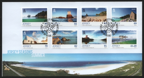 Jersey 2014 - Mi-Nr. 1817-1824 - FDC - Natur - Landschaften