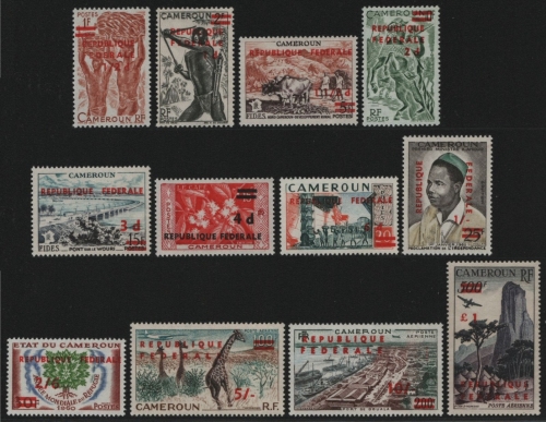Kamerun (Britisch) 1961 - Mi-Nr. 13-24 ** - MNH - Freimarken / Definitives