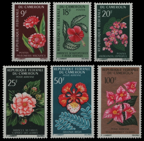 Kamerun 1966 - Mi-Nr. 463-468 ** - MNH - Blumen / Flowers