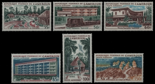 Kamerun 1966 - Mi-Nr. 469-474 ** - MNH - Hotelbauten