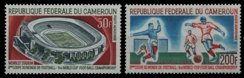 Kamerun 1966 - Mi-Nr. 479-480 ** - MNH - Fußball / Soccer