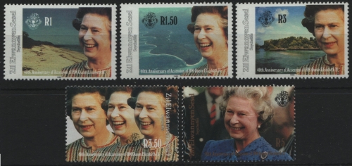 Äußere Seychellen 1992 - Mi-Nr. 195-1999 ** - MNH - Thronbesteigung