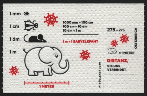 Österreich 2020 - Block - Corona - Elefant - Toilettenpapier - ** - MNH