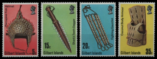 Gilbert und Ellice 1976 - Mi-Nr. 284-287 ** - MNH - Kunsthandwerk