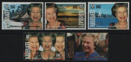 Kiribati 1992 - Mi-Nr. 582-856 ** - MNH - Queen Elisabeth II