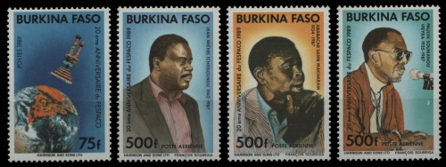 Burkina Faso 1989 - Mi-Nr. 1198-1201 ** - MNH - Filmfestival