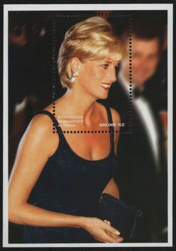 Kongo-Kinshasa 1998 - Mi-Nr. Block 76 ** - MNH - Prinzessin Diana